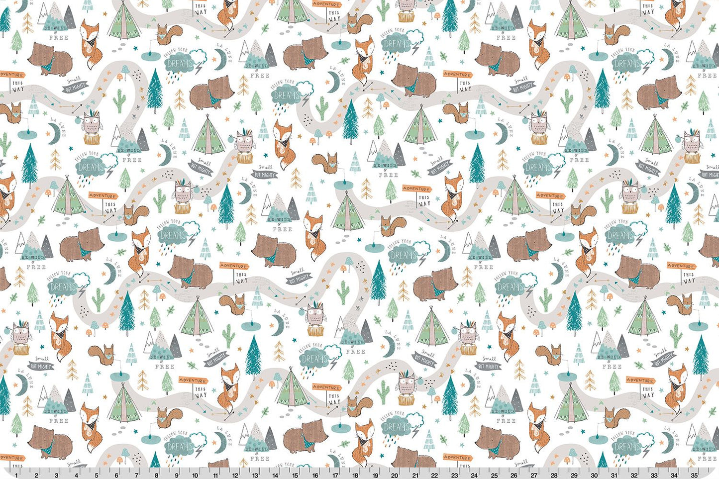 Adventure Time Digital Cuddle® Multi by Shannon Fabrics 60"