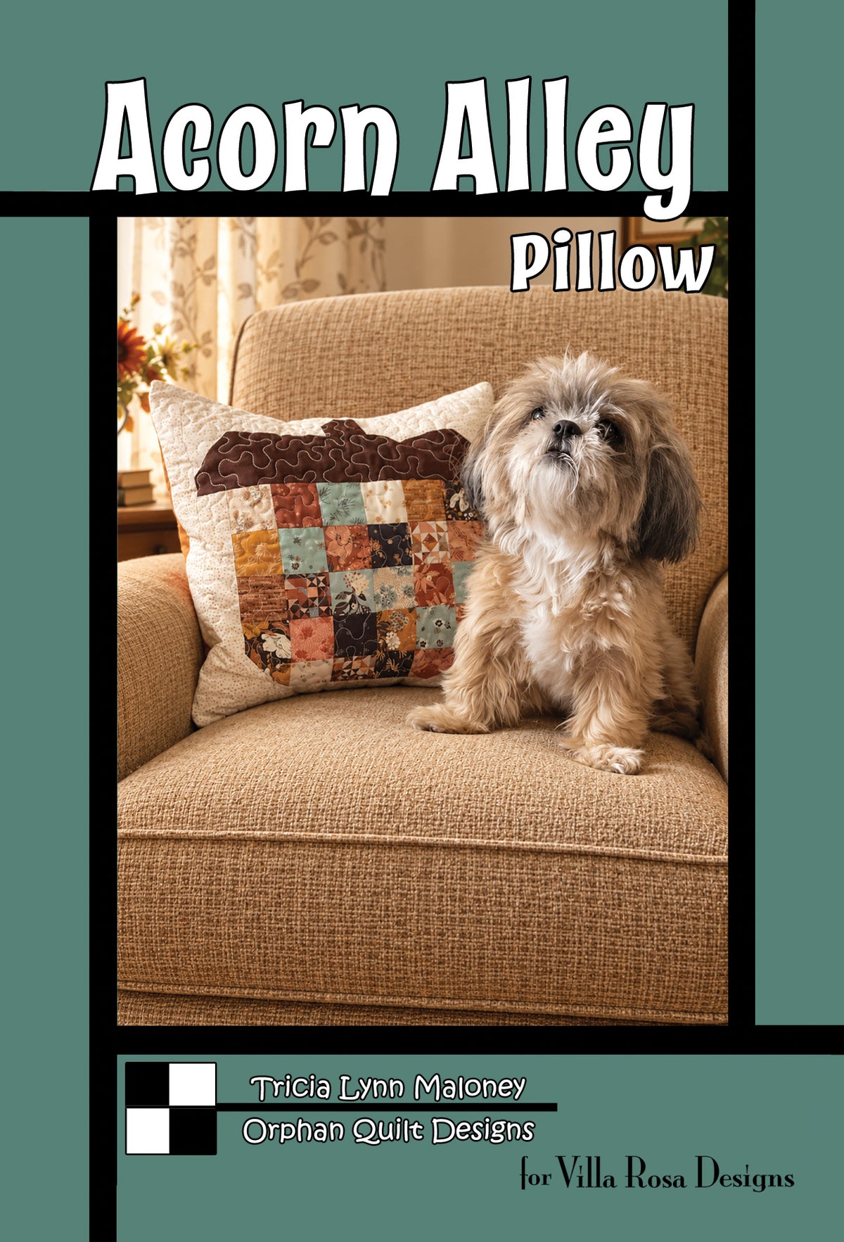 Orphan Quilts ACORN ALLEY PILLOW Pattern Card
