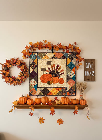Eat More Pie Turkey Wallhanging