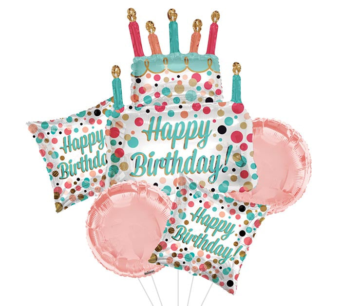 5 Piece Foil Balloon Bouquet