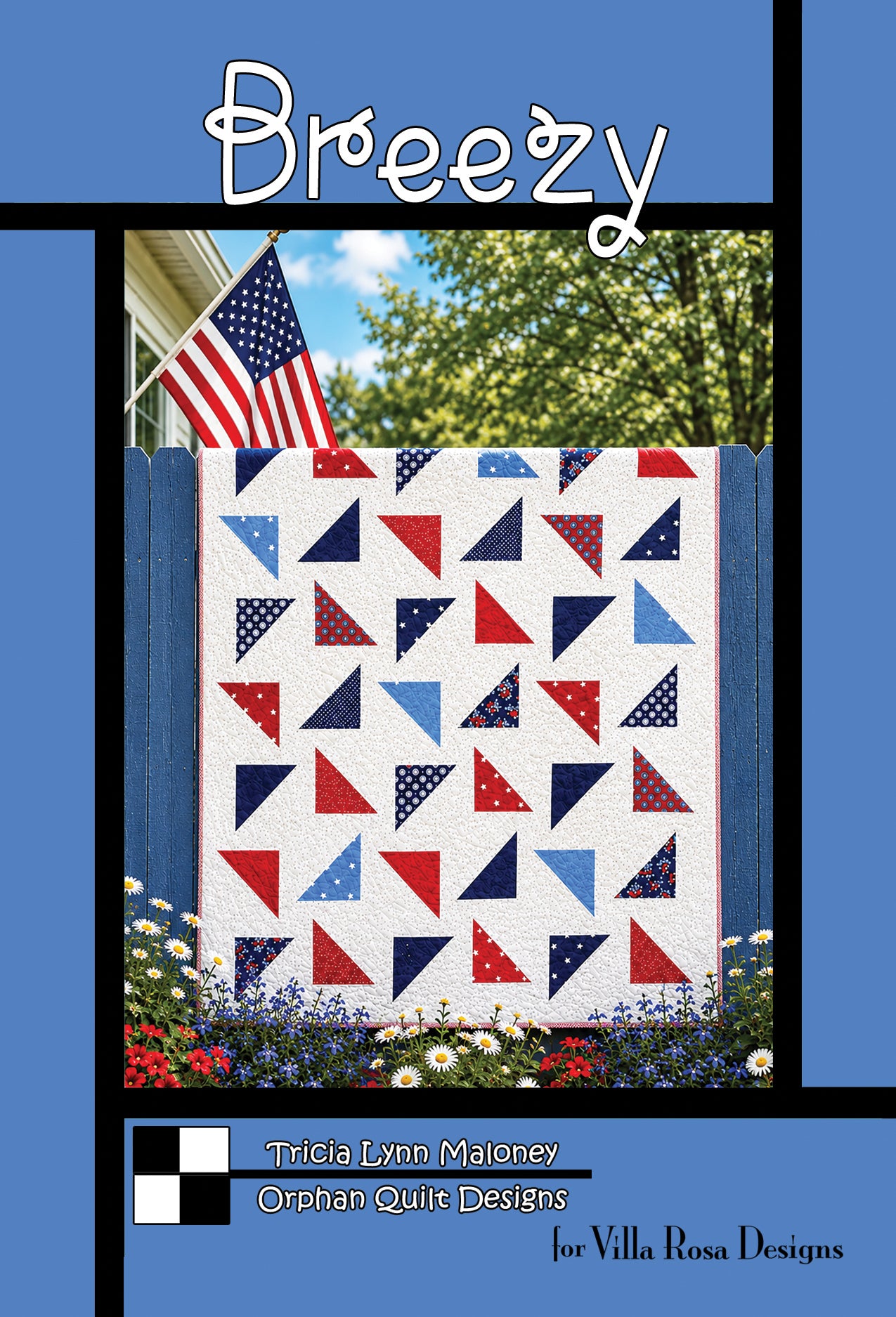 Villa Rosa Designs Orphan Quilts Breezy Pattern Card