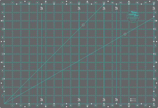 Creative Grids Self-Healing Double Sided Rotary Cutting Mat 12in x 18in