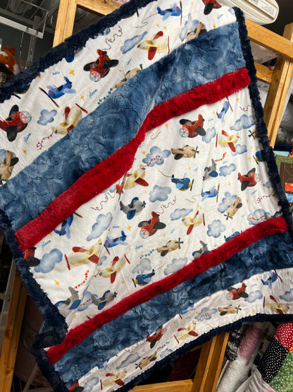 Bambino Cuddle® Kit or Completed Blanket Sky High by Shannon Fabrics