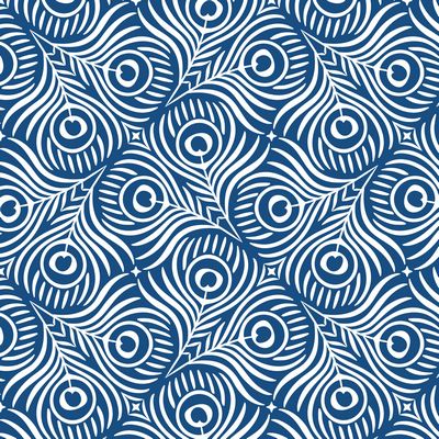 Sapphire Skies- Peacock Feathers