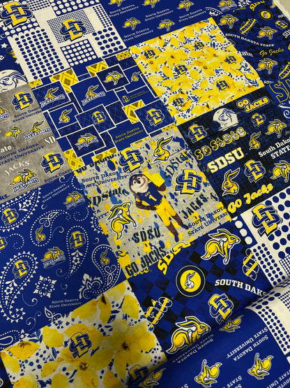 South Dakota State University Cheater Quilt Fabric - SDS1363
