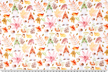 Fall Gnomes Cloud Cuddle® Snow by Shannon Fabrics