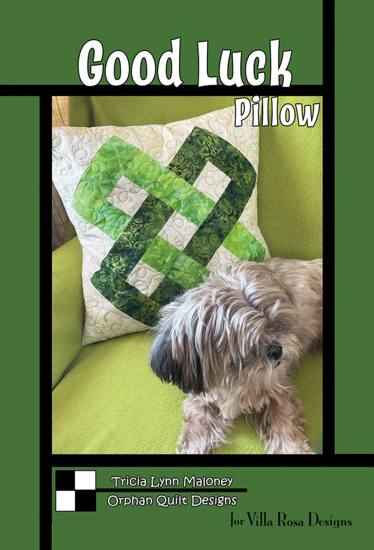 Orphan Quilts GOOD LUCK PILLOW