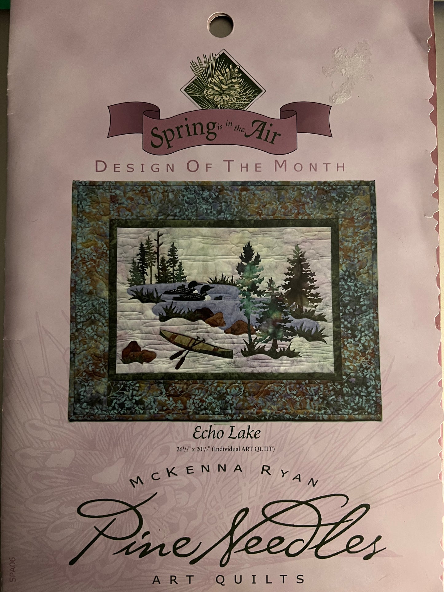 Echo Lake Spring is in the Air Design of the Month by McKenna Ryan Sewing Pattern
