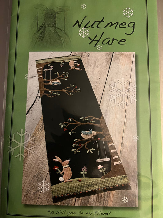 Nutmeg Hare #51 Will you be my Friend? Sewing Pattern