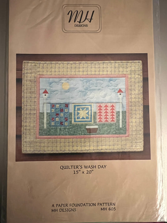 Quilter's Wash Day Sewing Pattern by MH Designs