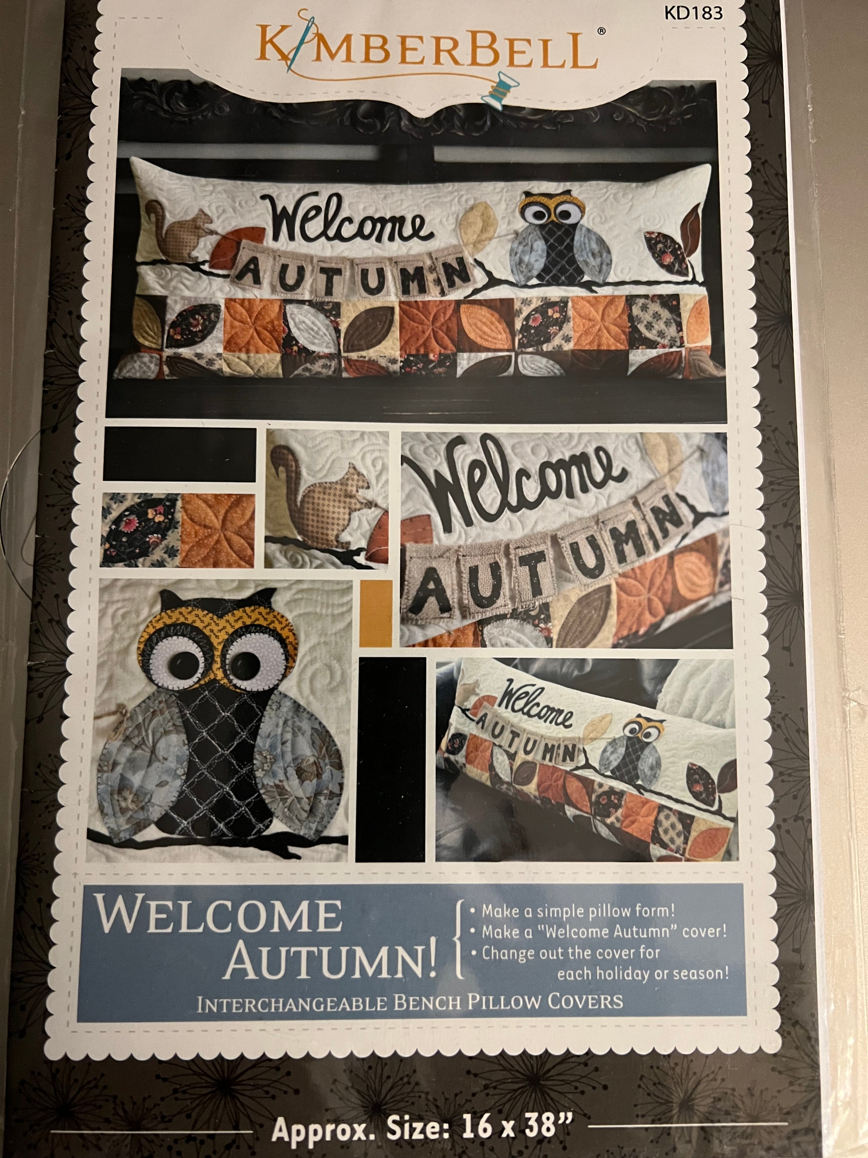 Kimberbell Welcome Autumn! Sewing Pattern - Fall Quilting Pattern ...