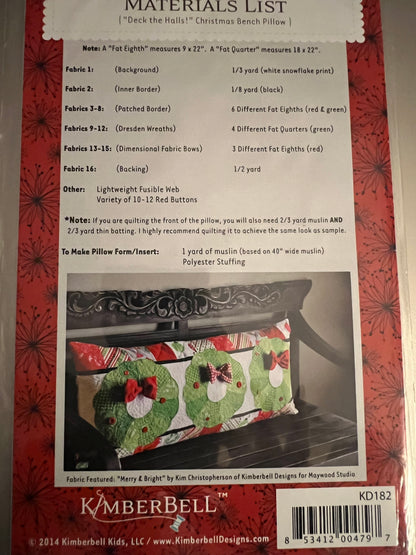 Kimberbell Deck the Halls Sewing Pattern