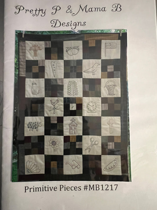 Pretty P & Mama B Designs Primitive Pieces #MB1217 Sewing Pattern