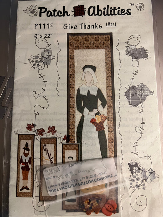 Patch Abilities Give Thanks (Her)