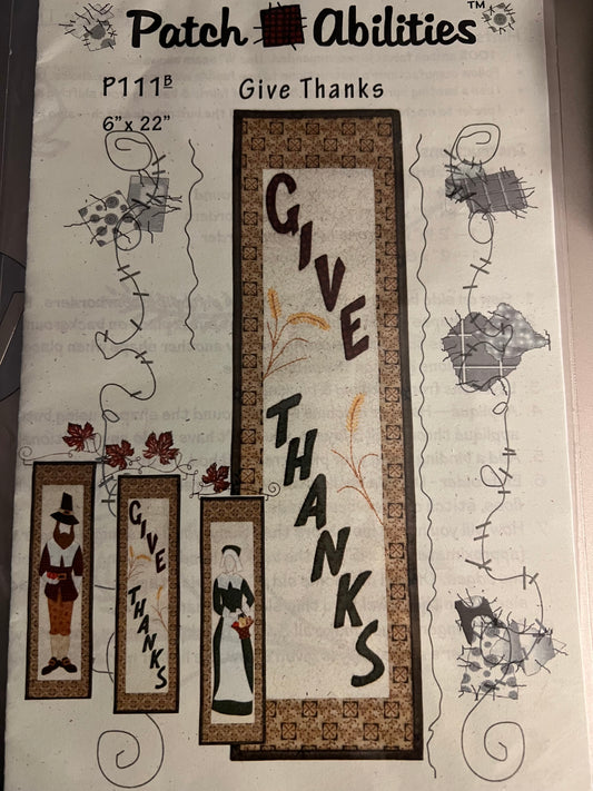 Patch Abilities Give Thanks