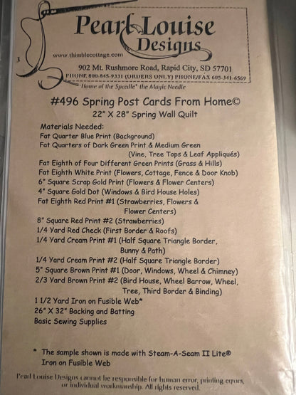 Spring Post Cards From Home by Pearl Louise Designs