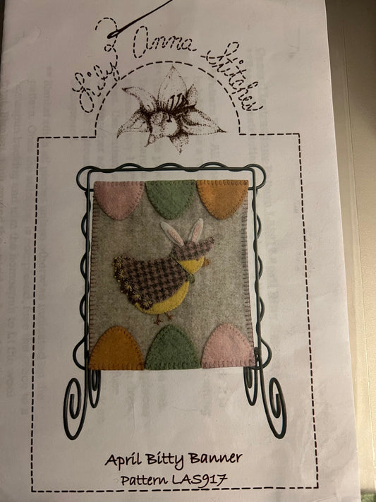 April Bitty Banner by Lily Anna Stitches
