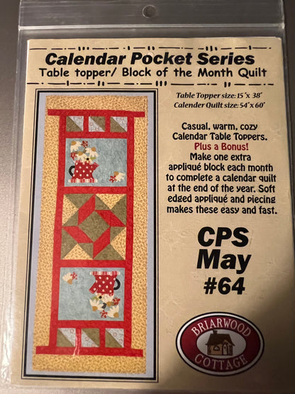 Briarwood Cottage Calendar Pocket Series - Table Topper Block of the Month 12 Month Set