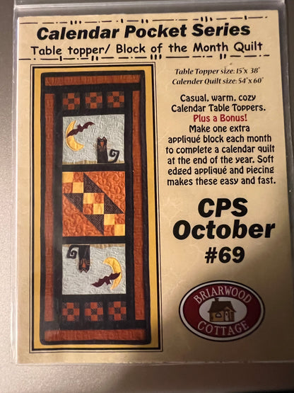 Briarwood Cottage Calendar Pocket Series - Table Topper Block of the Month 12 Month Set