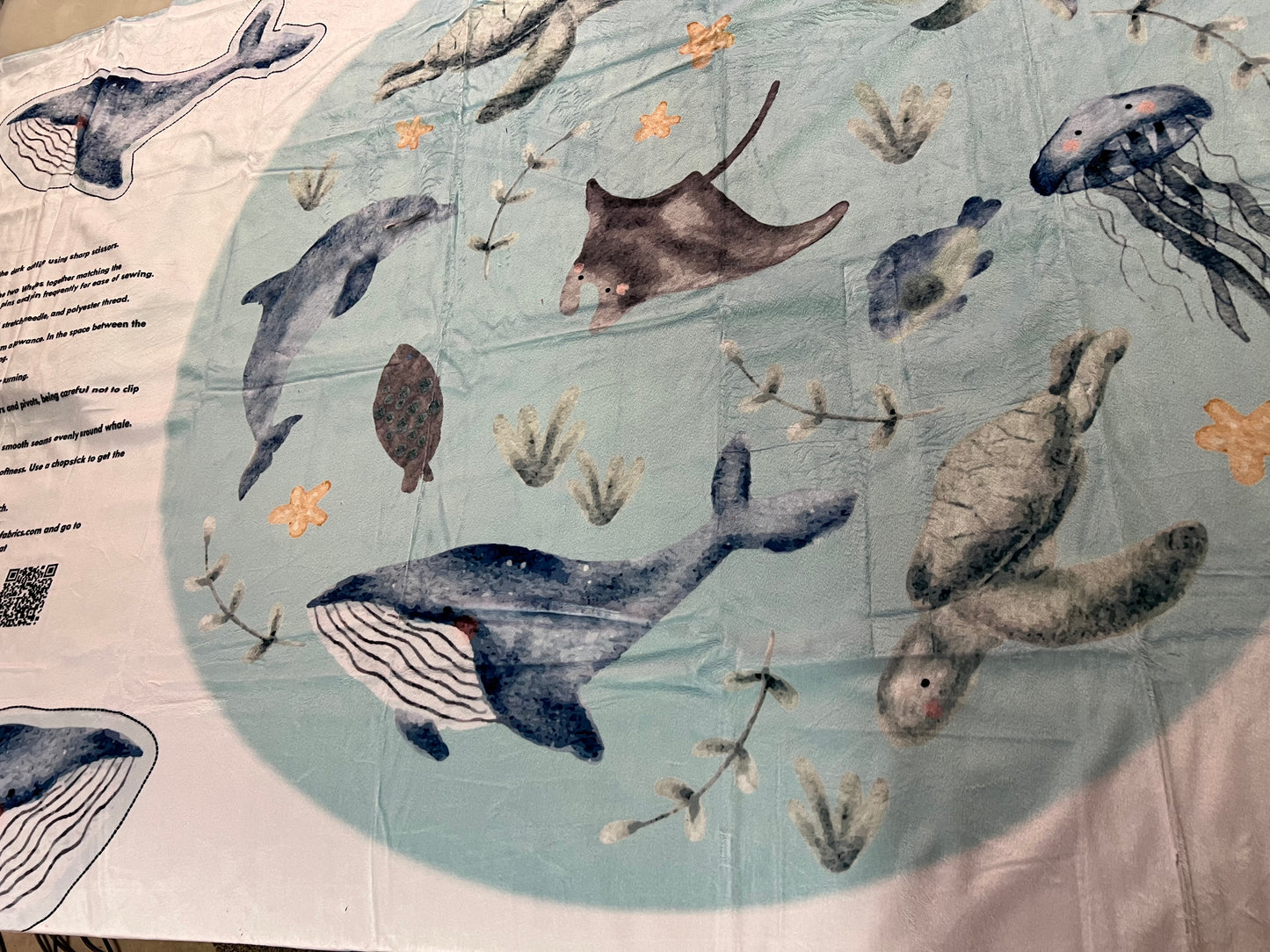 Play Time Cuddle® Kit - Just Keep Swimmin' by Shannon Fabrics