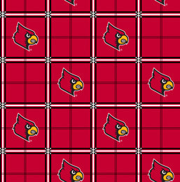 NCAA-Louisville Cotton Flannel W43
