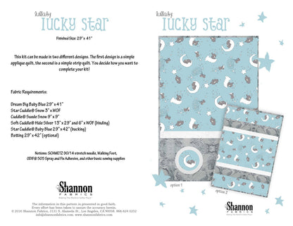 Lullaby Cuddle® Kit Lucky Star Blue