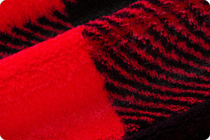 Luxe Cuddle® Buffalo Check Scarlet/Black by Shannon Fabrics 60"
