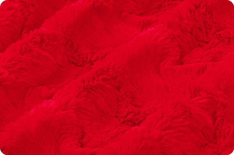 Luxe Cuddle® Glacier Red 60" by Shannon Fabrics