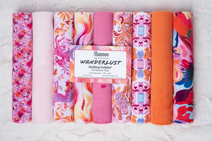 Quilting Cuddle® Fat Quarter Pack Wanderlust Pink