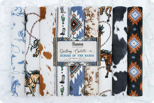 Quilting Cuddle® Fat Quarter Pack Echoes of the Range by Shannon Fabrics