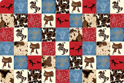 Saddle Up Digital Cuddle® Natural by Shannon Fabrics