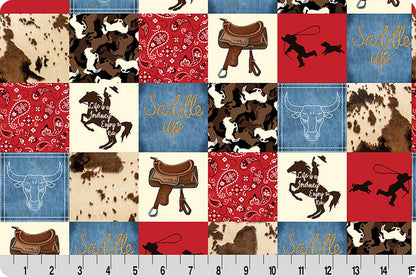 Saddle Up Digital Cuddle® Natural by Shannon Fabrics