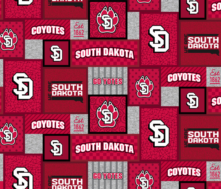 NCAA-So Dakota College Patch Fleece W58