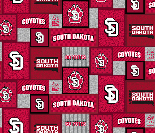 NCAA-So Dakota College Patch Fleece W58
