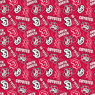 NCAA-So Dakota Tone On Tone Cotton W43