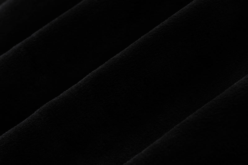 Black Solid Cuddle 3 Extra Wide 90" by Shannon Fabrics