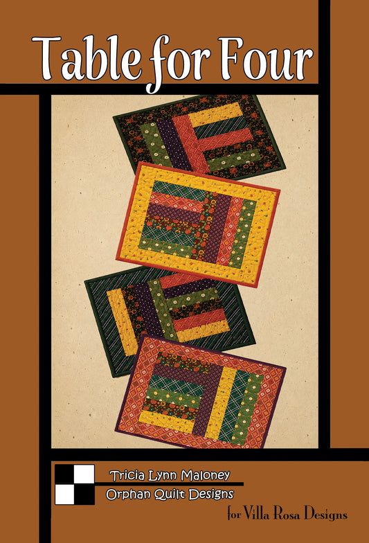 Orphan Quilts - Table for Four Pattern Card