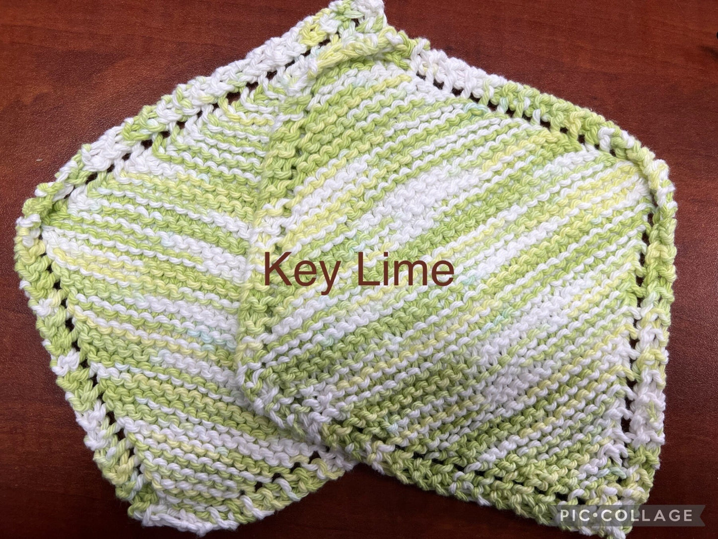 Handknit dish/wash cloth