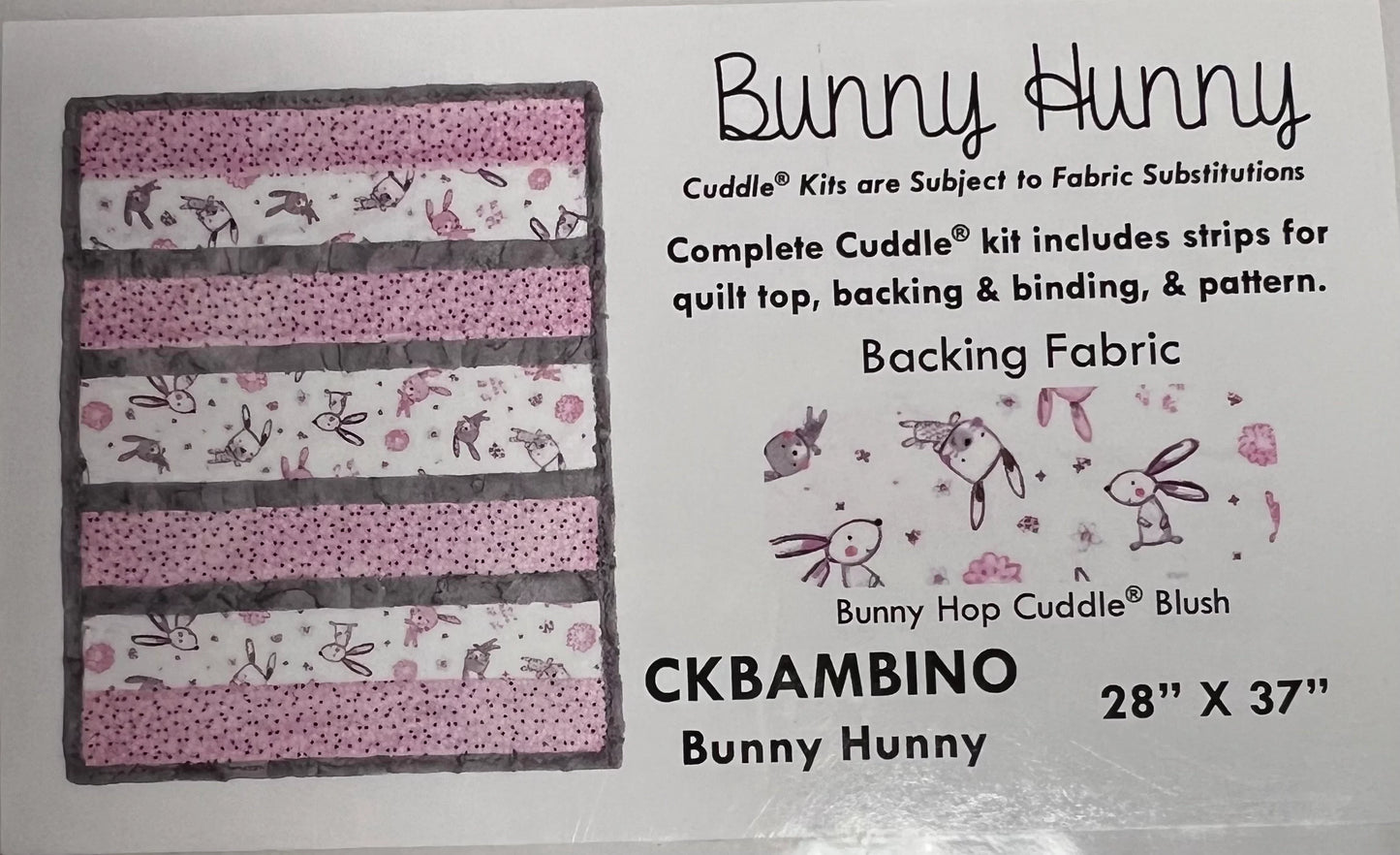 Bambino Cuddle® Kit Bunny Hunny