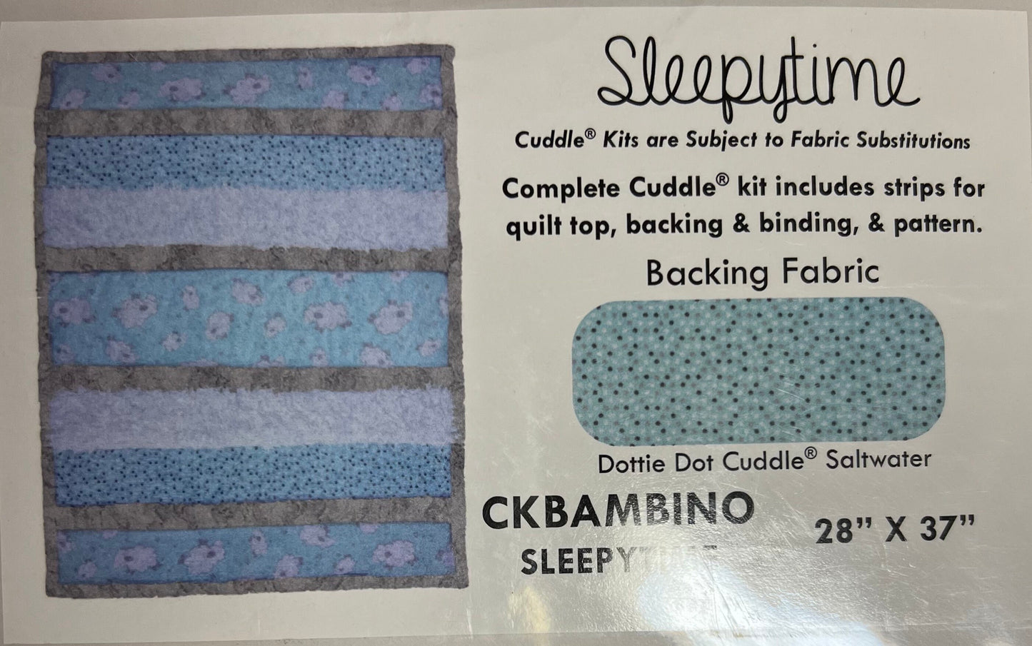 Bambino Cuddle® Kit Sleepytime