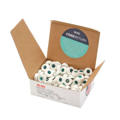 Magna-Glide Classic Style L Bobbins 135yds - White (Box of 100)