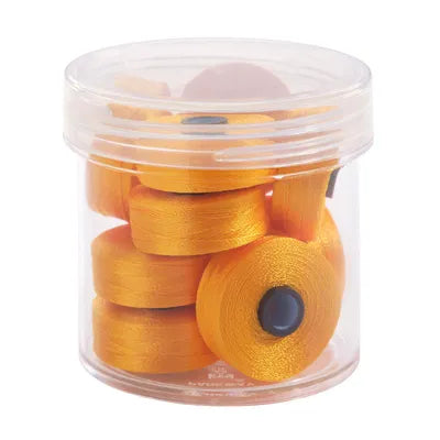 Magna-Glide Delights Style M Bobbins 132yds - Bright Gold (Jar of 10)