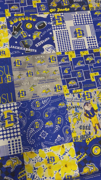 South Dakota State University Cheater Quilt Fabric - SDS1363