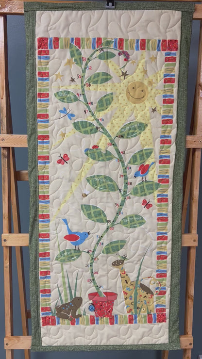 Quilted growth chart