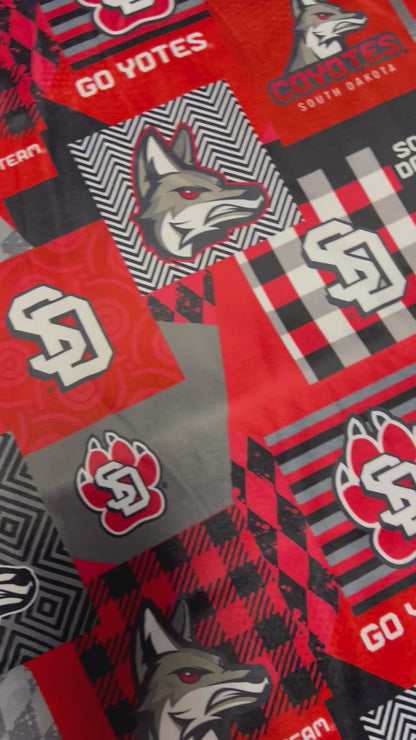 University of South Dakota Minky Geo Fabric