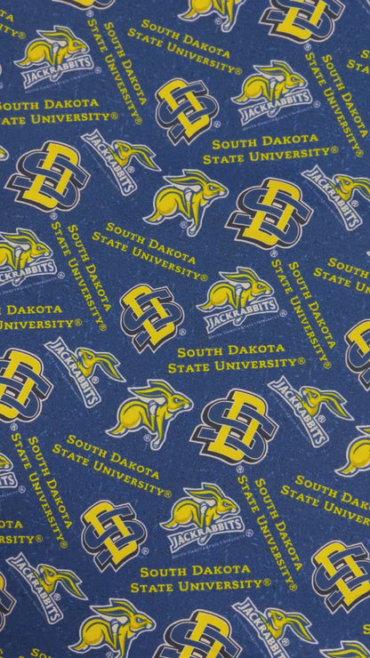 South Dakota State Tone on Tone Cotton Fabric