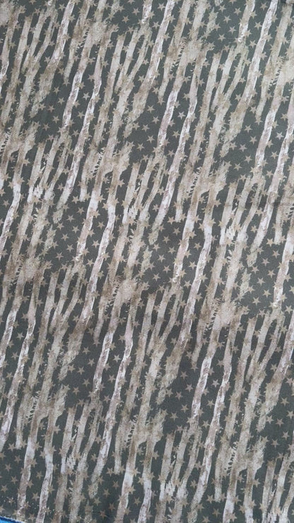 Sage Camo Flag All-Over Cotton W43