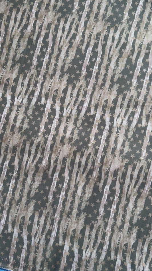 Sage Camo Flag All-Over Cotton W43
